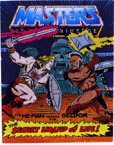 Masters of the Universe Mini-Comic (Figurenbeilage) It's He-Man versus Geldor for "The secret liquid of Life!" von Mattel (einsprachig)